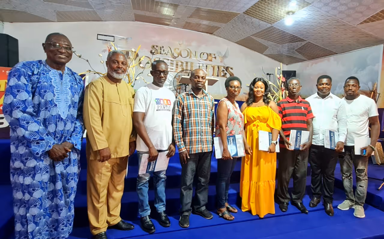 Certificate presented to candidate 1